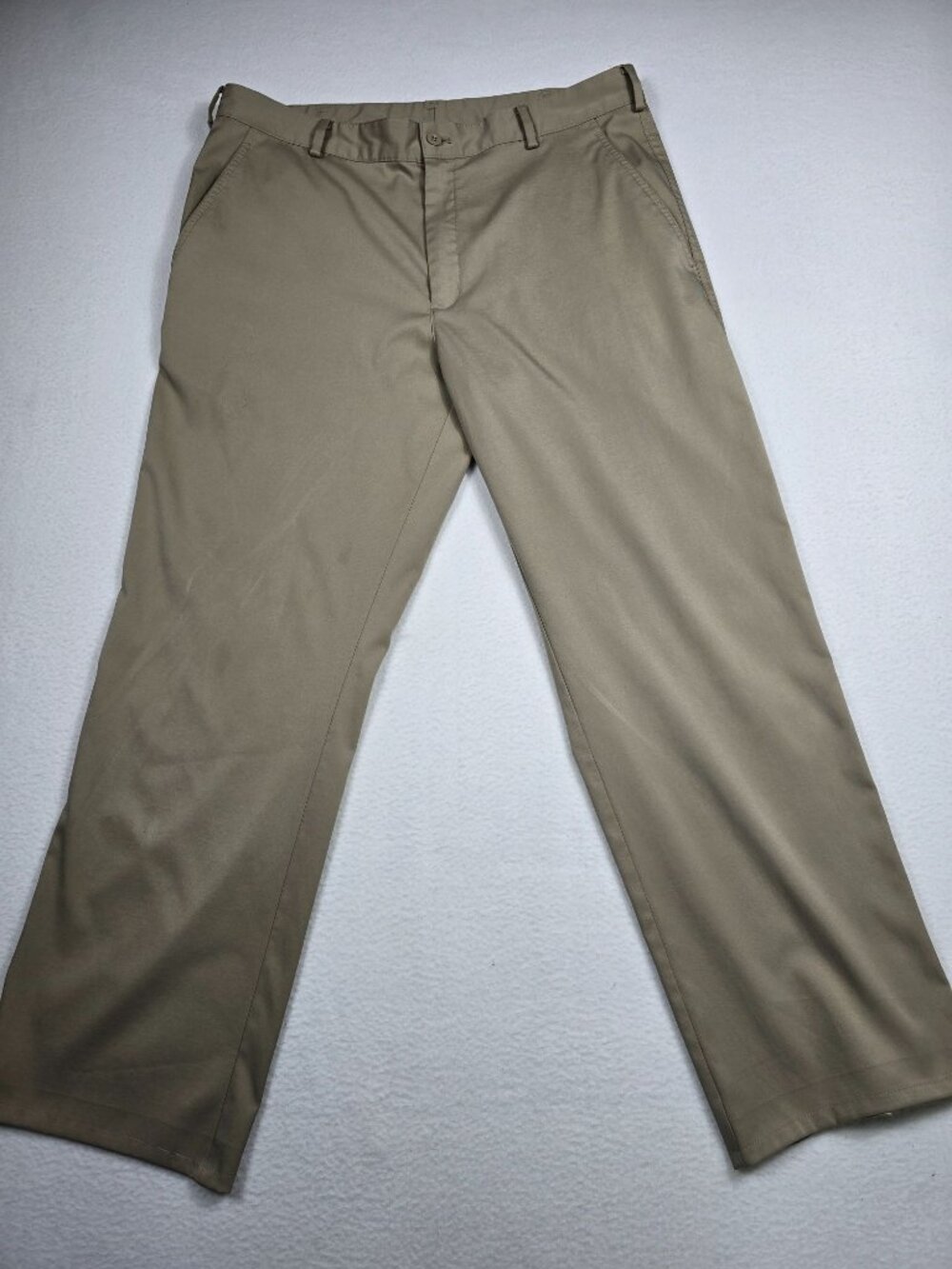 Nike Golf Dri-Fit Khaki Pants 34x32 Mens Stretch Lightweight